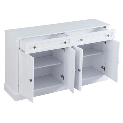 Kitchen Sideboard Buffet Cabinet with 2 Drawers and 4 Doors