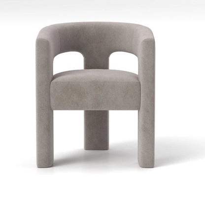 SEYNAR Modern Glam Velvet Upholstered Dining Chair, Open-Back Accent Chair Set of 4