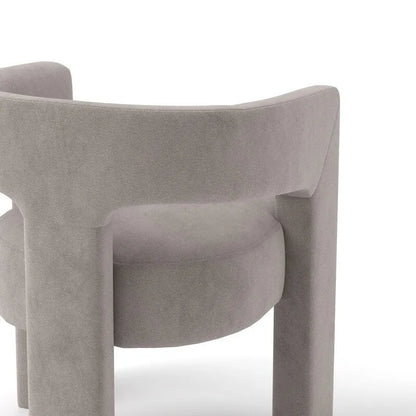SEYNAR Modern Glam Velvet Upholstered Dining Chair, Open-Back Accent Chair Set of 4