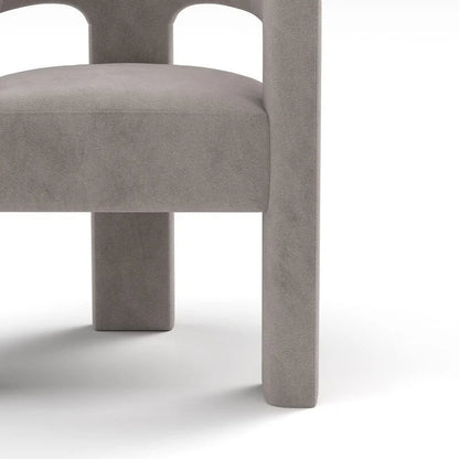 SEYNAR Modern Glam Velvet Upholstered Dining Chair, Open-Back Accent Chair Set of 4