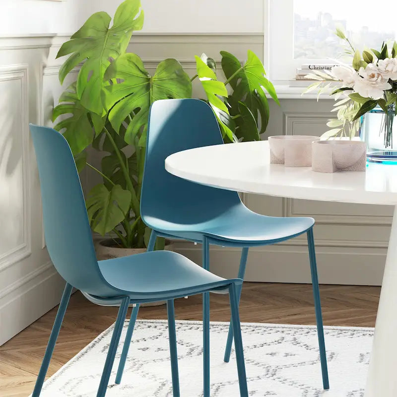 Poly & Bark Isla Modern Dining Chairs (Set of 4) - Indoor or Outdoor Use