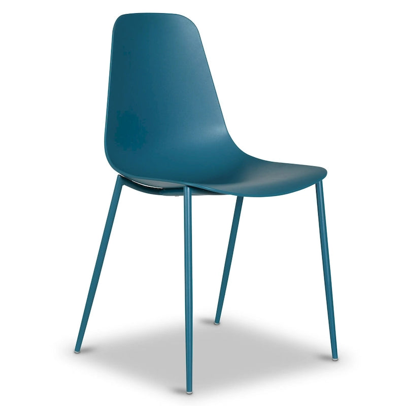 Poly & Bark Isla Modern Dining Chairs (Set of 4) - Indoor or Outdoor Use