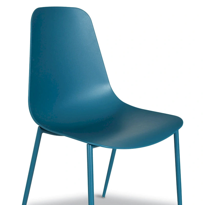 Poly & Bark Isla Modern Dining Chairs (Set of 4) - Indoor or Outdoor Use