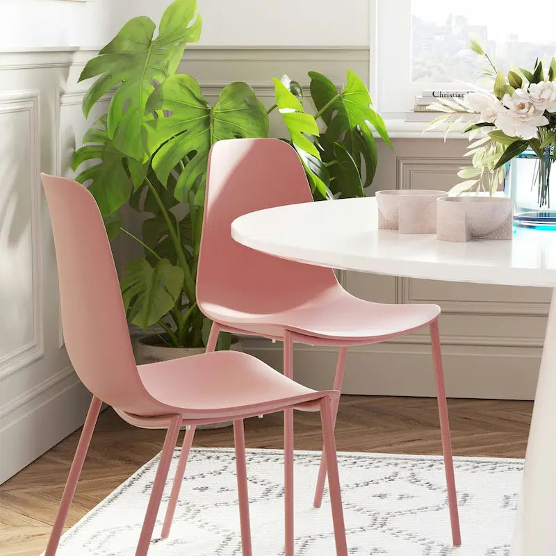 Poly & Bark Isla Modern Dining Chairs (Set of 4) - Indoor or Outdoor Use