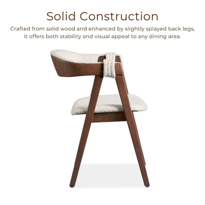 Furniture of America Shaw Mid-century Modern 5-Piece Wood Dining Table Set