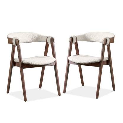 Furniture of America Shaw Mid-century Modern 5-Piece Wood Dining Table Set