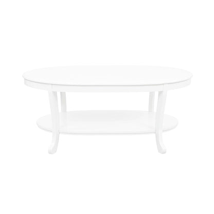 Modena Rusitc White Wood Coffee Table