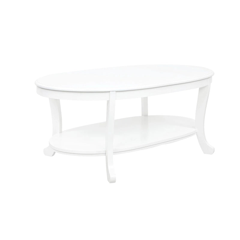 Modena Rusitc White Wood Coffee Table