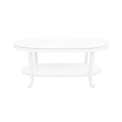 Modena Rusitc White Wood Coffee Table