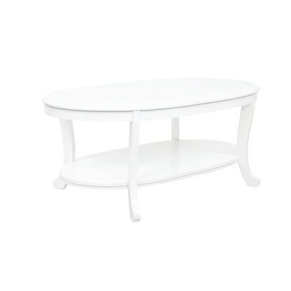 Modena Rusitc White Wood Coffee Table