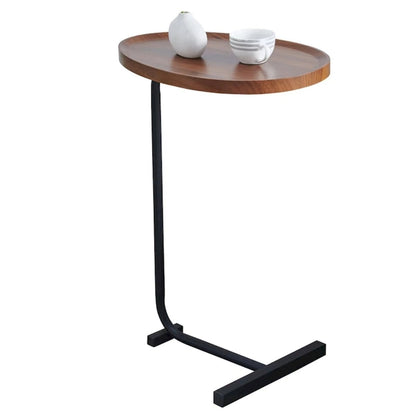 C-Shaped Side Table, Small Sofa Table For Living Room