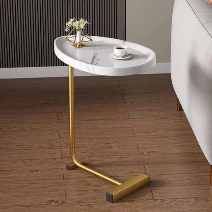 2-Pieces C-Shaped Side Table Coffee Table Small Sofa Table