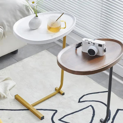 2-Pieces C-Shaped Side Table Coffee Table Small Sofa Table
