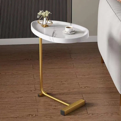 2-Pieces C-Shaped Side Table Coffee Table Small Sofa Table