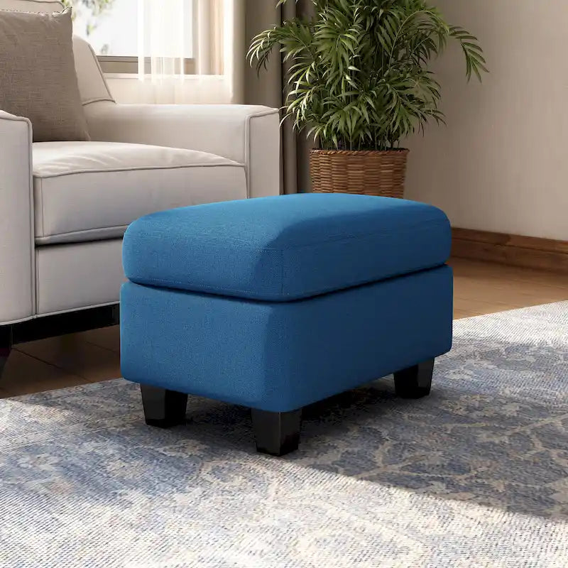 1PCS Fabric Ottoman