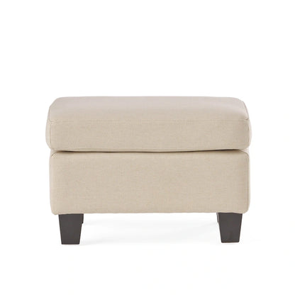 1PCS Fabric Ottoman