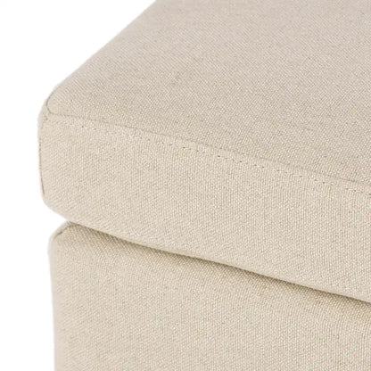 1PCS Fabric Ottoman