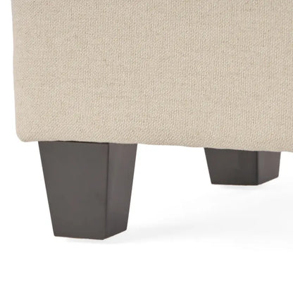 1PCS Fabric Ottoman