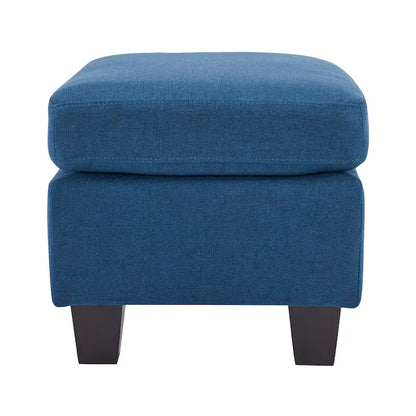 1PCS Fabric Ottoman