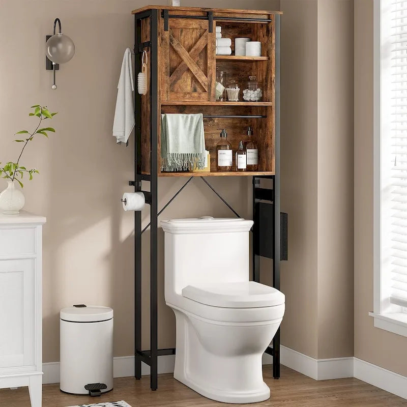 Over The Toilet Bathroom Storage Cabinet Toilet Storage Shelves