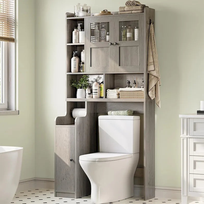 Over The Toilet Bathroom Storage Cabinet Toilet Storage Shelves