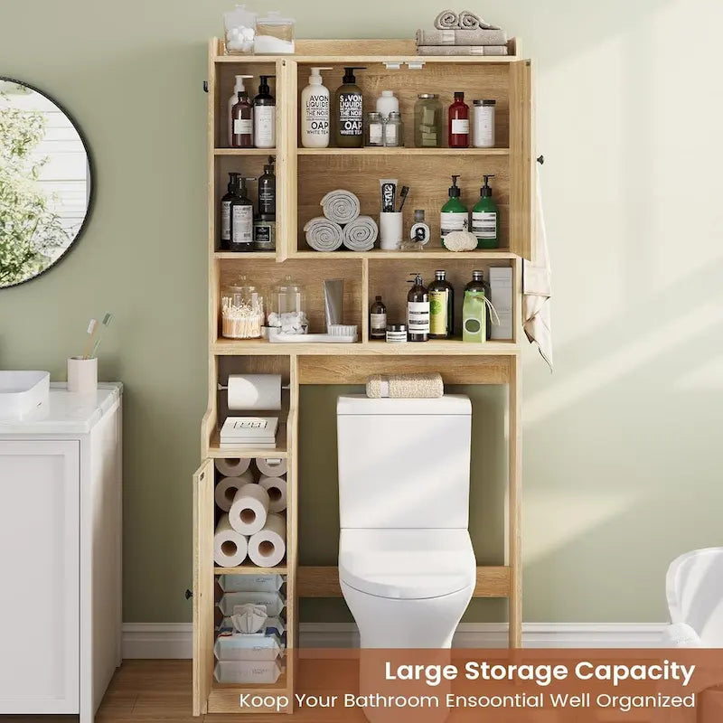 Over The Toilet Bathroom Storage Cabinet Toilet Storage Shelves