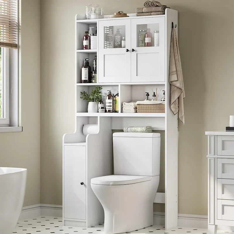 Over The Toilet Bathroom Storage Cabinet Toilet Storage Shelves