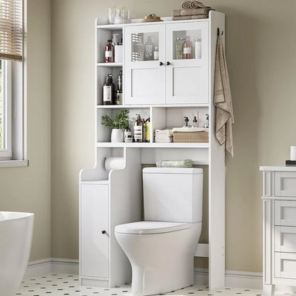 Over The Toilet Bathroom Storage Cabinet Toilet Storage Shelves