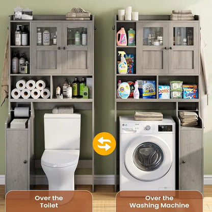 Over The Toilet Bathroom Storage Cabinet Toilet Storage Shelves