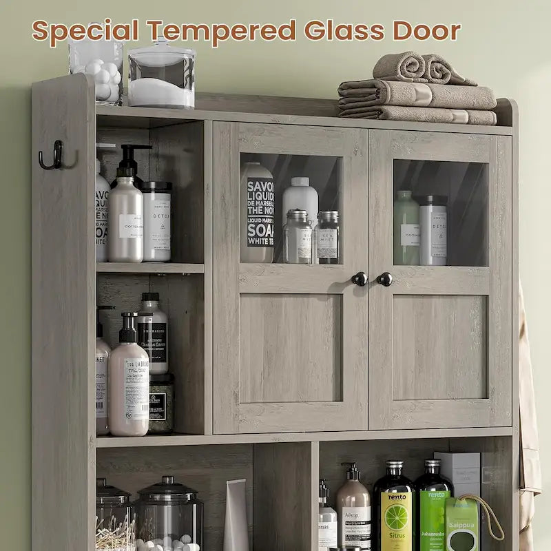 Over The Toilet Bathroom Storage Cabinet Toilet Storage Shelves