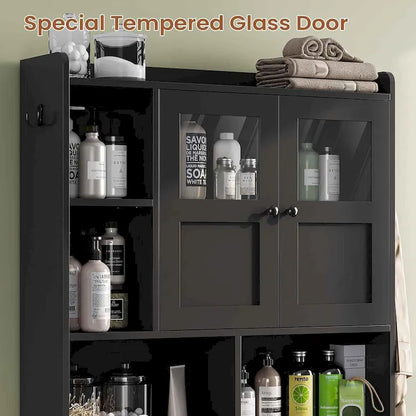 Over The Toilet Bathroom Storage Cabinet Toilet Storage Shelves